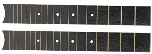 Vaguelly 2stücke Teiliges Gitarren Griffbrett Aus Robustem Holz Für Ukulele Und Akustikgitarre Langlebiger Fretboard Ersatz Installieren Praktisches Zubehör Für Gitarrenreparatur