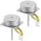 2 piezas 3-24 V 3 fases AC micro mano sin escobillas motor mini generador de turbinas de viento generador para modelo de juguete experimento ayuda de enseñanza