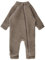Mikk-line WALKOVERALL 86 Melange Denver | Wollwalk Overall für Baby und Kleinkind | Schlafanzug Aus Wolle | 95% Wolle - 100% Mulesingfrei Merinowolle | Ohne Füße