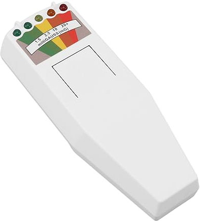 DAUZ Testeur de radioactivité, Détecteur de Rayonnement Nucléaire ABS Efficace et Précis Portable (White)