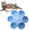 Gamelle en forme de fleur pour chat avec 6 gamelles pour chat | Gamelle antidérapante de qualité alimentaire pour animaux de compagnie, en forme de pétales pour chats d'intérieur