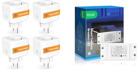 Refoss Tasmota Steckdose mit Stromzähler & Tasmota smart lichtschalter unterputz Nous L6T - esp8266 smart Home Switch mit zeitschaltuhr