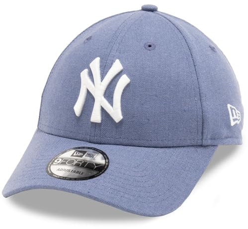 New Era 9Forty - Berretto in lino New York Yankees Slate, Lilla, Taglia unica