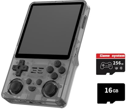 RGB20SX Retro Handheld Game Console, 16+256G Built-in 30000+ Games 4-Inch IPS Mini Portable Retro Arcade Handheld Emulator Video Player for Game Lovers