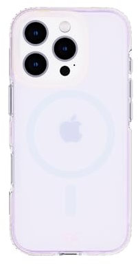 Tech21 EvoArt for iPhone 16 Pro Compatible with MagSafe - Impact Protection Case - in Holographic Purple