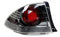 RUIHAHA Auto Rückleuchten für Lexus IS200 2000-2004 Rücklicht Montage Heckleuchte Rückleuchte Hintere Bremsleuchte Hinten Stop Indicator Light Ersatz Einbauteile,Left