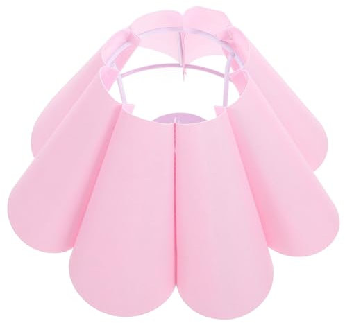 Veemoon Abat-jour En Tissu Floral Clair à Pétales Roses Pour Lampe De Table, Abat-jour Décoratif Léger, Ombre Claire Pour Chambre, Salon,