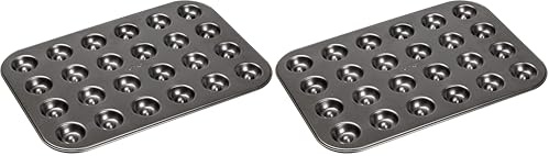 Zenker Husarenkrapfen-, Engelsaugenblech Sparkling Christmas, Ofenblech mit Teflon Antihaftbeschichtung für kinderleichtes Backen, hochwertige Form für selbstgemachte Plätzchen (Farbe: Schwarz)