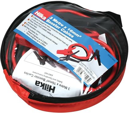 Hilka 83621603 Booster Cables,3m