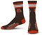 Bare Feet NFL Deuce Crew Herrensocken, 4 Streifen, Herren, Cleveland Braun, Medium (5-10)