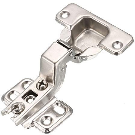 sourcing map Bisagra Gabinete Copa De 35Mm De Diámetro Oculto Recuadro Para Puerta De Armario Archivador