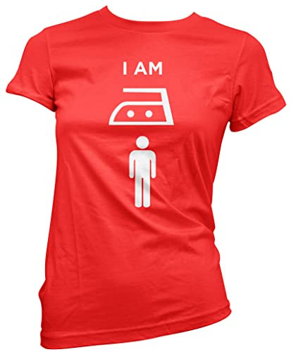 HotScamp I am Iron Man Women's T-Shirt - red 10