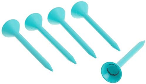 MARTINI Golf Tees 3-1/4 Durable Plastic Tees (5 Pack), Aqua