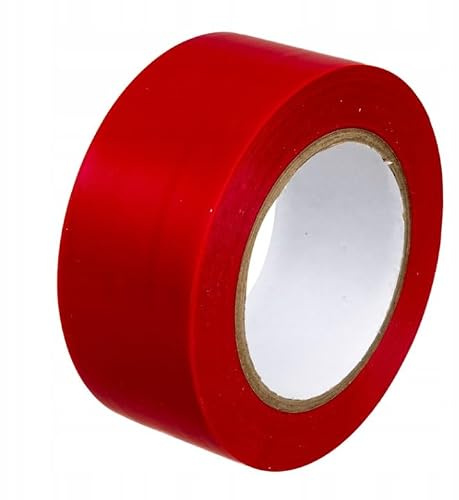 COLLECTOR Doppelseitiges PET-Montageband transparent, 50 mm x 50 m Rolle | Nur 0,16 mm stark, mit Acrylkleber und roter Schutzfolie für saubere, nahezu unsichtbare Verbindungen