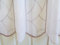 Arinosa Scheibengardine Stick Taupe Graphisch 30 cm 45 oder 60 cm Hoch ab 1 Meter, Höhe:45