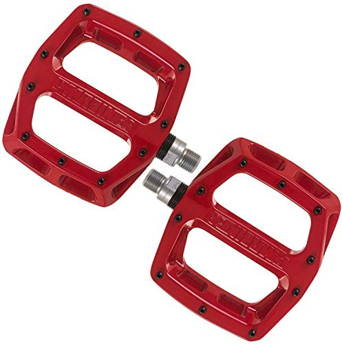 DMR V12 Flat Mountainbike-Pedale, rot, 1,43 cm