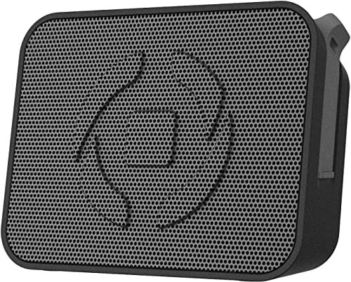 Celly Altavoz UPMIDI Bluetooth Portátil Inalámbrico 3W con Micrófono Manos Libres, Calidad de Sonido en Interiores y Exteriores Antisalpicaduras IPX5, Mosquetón Incluido,Negro