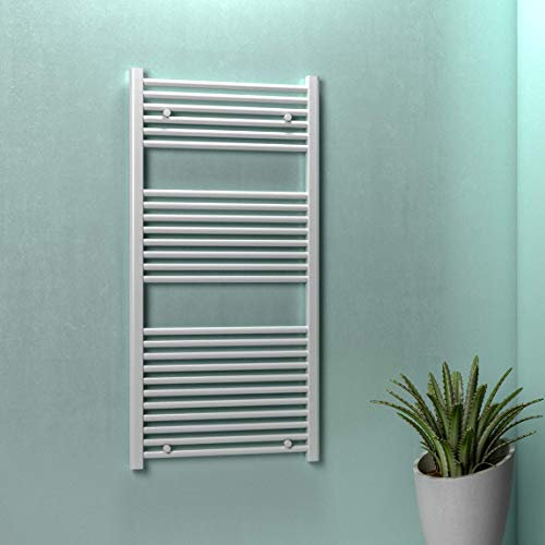 Radiatore termoarredo scaldasalviette bianco 80x50 interasse 45