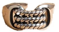 Chinese Style Vintage S 925 Silber Ring Frauen Öffnen Hanf Pattern Fashion Kreative Geschenk Persönlichkeit Trend Temperament Elegante