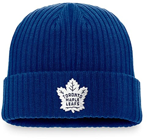 Fanatics - NHL Toronto Maple Leafs Core Cuffed Knit Beanie - Blau Farbe Blau, Größe One Size
