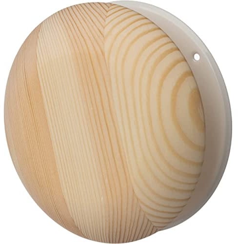 Diameter 100 mm Wooden Anemostat Exhaust Air Supply Plate Valve Round Ventilation Valve for Sauna