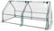 STI Serra da Balcone terrazza Giardino,182x92x92 H per Piante e Fiori, Telo PVC, Due Aperture dall'alto, Facile da Montare e riporre cm