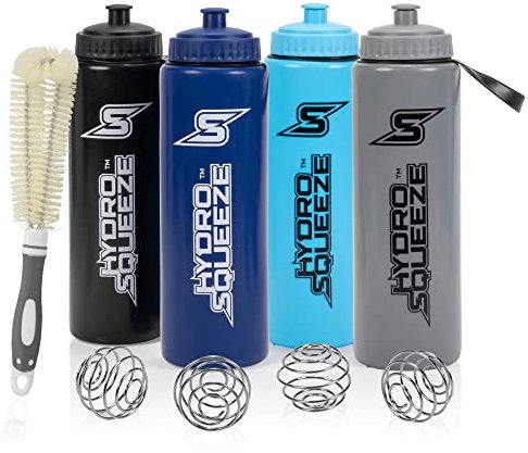 32oz Quick Squeeze BPA-Free Sports Water Bottles - 4 Pack