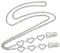 Mimimelon Crystal Rhinestone Heart Eyeglass Chains For Women Glasses Strap Holder Lanyard Necklace Grips Retainer (8)