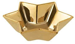 Jolipa Schale Stern Porzellan Gold Medium
