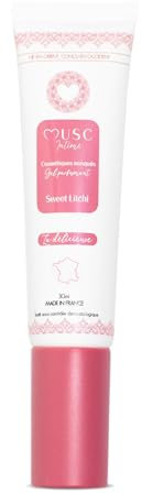 MUSC INTIME La Marque Offcielle - Gel parfumant - Sweet Litchi - La Délicieuse - Soin Femme - Absorbe Les Odeurs Les Plus Intimes - Tenue 48h - Flacon Pompe - 30ml