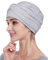 Damen Bambus Chemo Kopfbedeckung Stilvolle Haarwickel Jersey Hijab Hellgrau