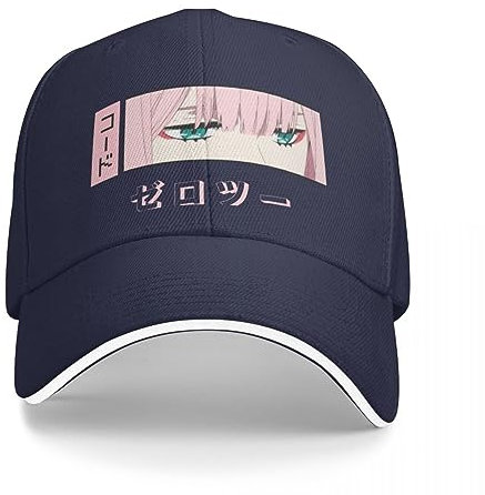 Basecap Japan Zero Two Baseballkappe Snapback Cap Wanderhut Golf Snapback Hut Golfhut Damen Herren