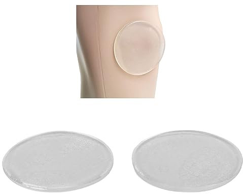 Fabater Knöchel-Gel-Scheiben, 2 Stück, Wasserdichte Knöchel-Gel-Pads, Kleine Knöchelschutzbandage, Rollschuh-Zubehör, Kissen und Schutz für Eislaufen, Hockey, Inline, Wandern, Reiten