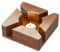 MIDINGCHAI stövchen Holz, Candle Warmer, stövchen für teekanne, duftlampe teelicht, teekanne mit stövchen aus Akazienholz/15x15 cm Handgemachtes Stövchen für Teekanne/Speisen