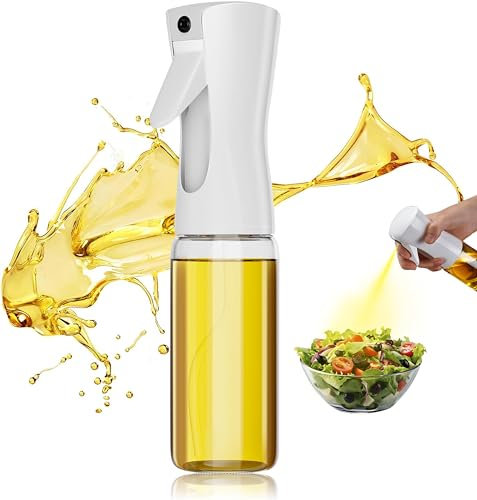 Tizes® Pulverizador de Aceite Spray de Alta Eficiencia para Cocina - Aceitera Spray Pulverizador de 200 ml con Niebla Fina - Accesorios Freidora de Aire y Cocina Saludable