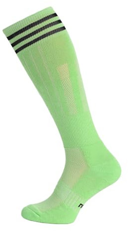 Nessi Damen Kniestrümpfe Baumwollkniestrümpfe Volleyballsocken Sportsocken Socken Damensocken Strümpfe Baumwollstrümpfe Laufsocken - Fitness - Tanzen - Inline - 1 Stück - Grün - EU 35-37