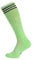 Nessi Damen Kniestrümpfe Baumwollkniestrümpfe Volleyballsocken Sportsocken Socken Damensocken Strümpfe Baumwollstrümpfe Laufsocken - Fitness - Tanzen - Inline - 1 Stück - Grün - EU 35-37