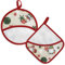hobbymio.it Presine natalizie da Cucina da ricamare a punto croce, Set da 2 Pezzi presine da cucina con tela aida, Coppia di presine Gnomi