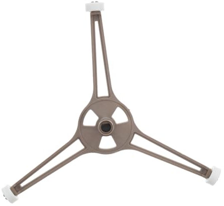EXHUMKY Rodillo Giratorio De Microondas Soporte De Tres Brazos Para Platos y Accesorios Diseño Práctico y Estable De Resistente Fácil Instalación y Calentamiento Uniforme