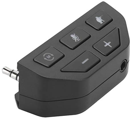 Keenso Gamepad-Soundverstärker für einen Controller, Plug-and-Play-System, ideal für Gaming-Enthusiasten, 1 x 3,5 mm Schnittstelle (schwarz)