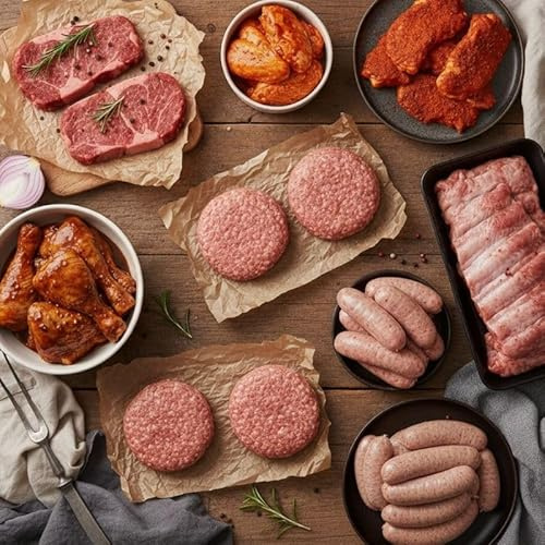 The Black Farmer Ultimate BBQ Meat Bundle | British Steak, Chicken, Burgers & Gluten Free Sausages | BBQ Selection