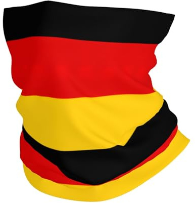 Ganzjahreshalstuch, Winter-Halswärmer, Motiv: Deutsche Flagge, für Skifahren, Radfahren, Joggen, Laufen, Outdoor-Sport