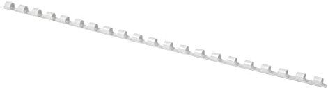 OFFICE PRODUCTS 20240615-14 Plastikbinderücken 100 Stück DIN A4 6mm (25 Seiten) Binderücken Bindungskämme Plastikbindung | Kunststoff | Farbe: Weiß