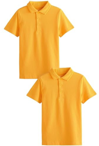 NEXT Jungen Poloshirts 2Er Pack (3 Bis 16 Jahre) Gelb 9 Jahre
