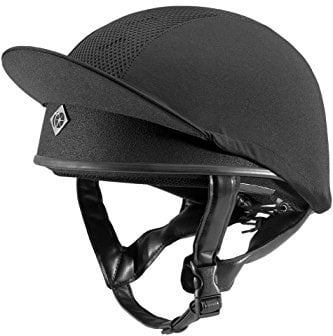Charles Owen Pro II Und Round Fit Schädel Helm Schwarz