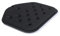 Modulor Sitzkissen für Arbeitsstuhl, 38 cm x 25 (36) cm (B x T), Stuhlkissen mit Schaumstoffkern, Sitzauflage mit strapazierfähigem Stoff, schwarz