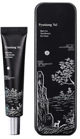 [PKY] Pyunkang Yul Black Tea Time Reverse Eye Cream für Anti-Aging & Faltenpflege, Erhöht die Hautelastizität mit reichhaltiger Pflege, Ohne Reizung 25ml