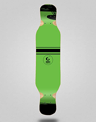 Skateboard Longboard Deck 46x10 Glutier Grass