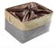 Mangata Extra Large Storage Boxes, Fabric Storage Baskets with Rope Handles for Cupboards, Shelves, Wardrobe, Toys, Clothes (Foldable, Grey Beige)
