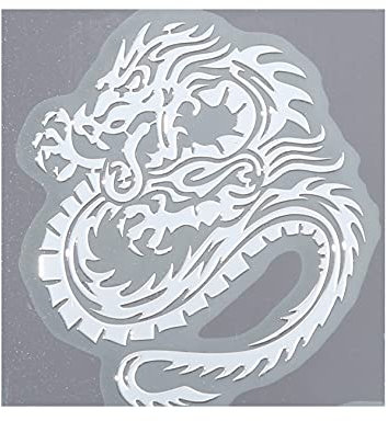 zwyjd 3D Autoaufkleber Silber Chinesischer Drache Metall Autoaufkleber Aufkleber Personalisiertes Auto Nach Auto Standard Modifizierte Badge Emblem Aufkleber Dekoration